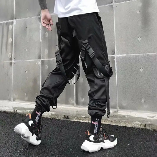 Multi-Pocket Loose Paratrooper Trousers