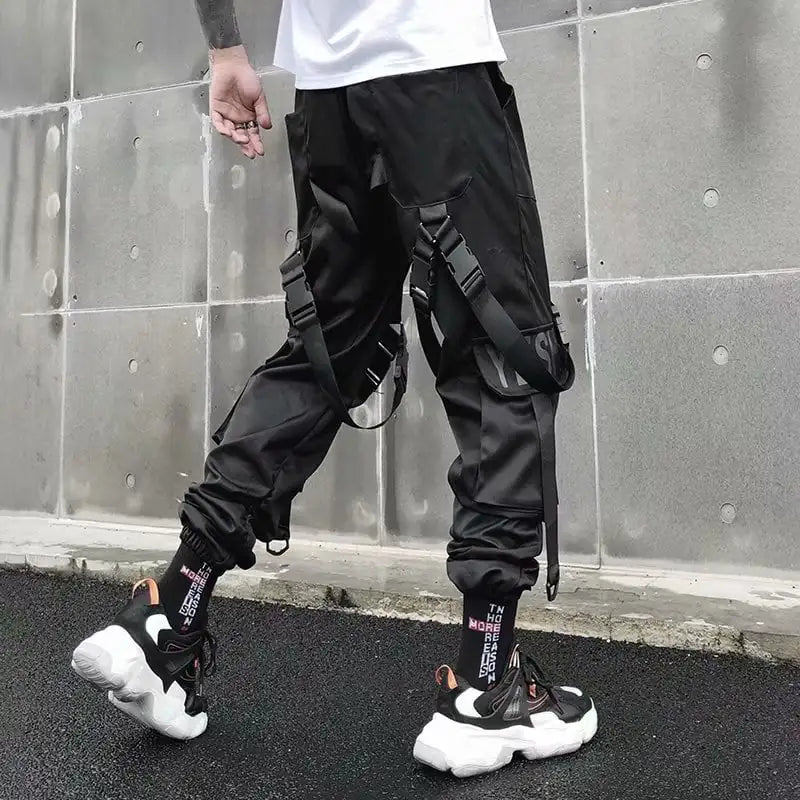 Multi-Pocket Loose Paratrooper Trousers