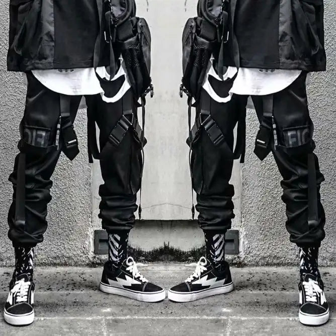 Multi-Pocket Loose Paratrooper Trousers